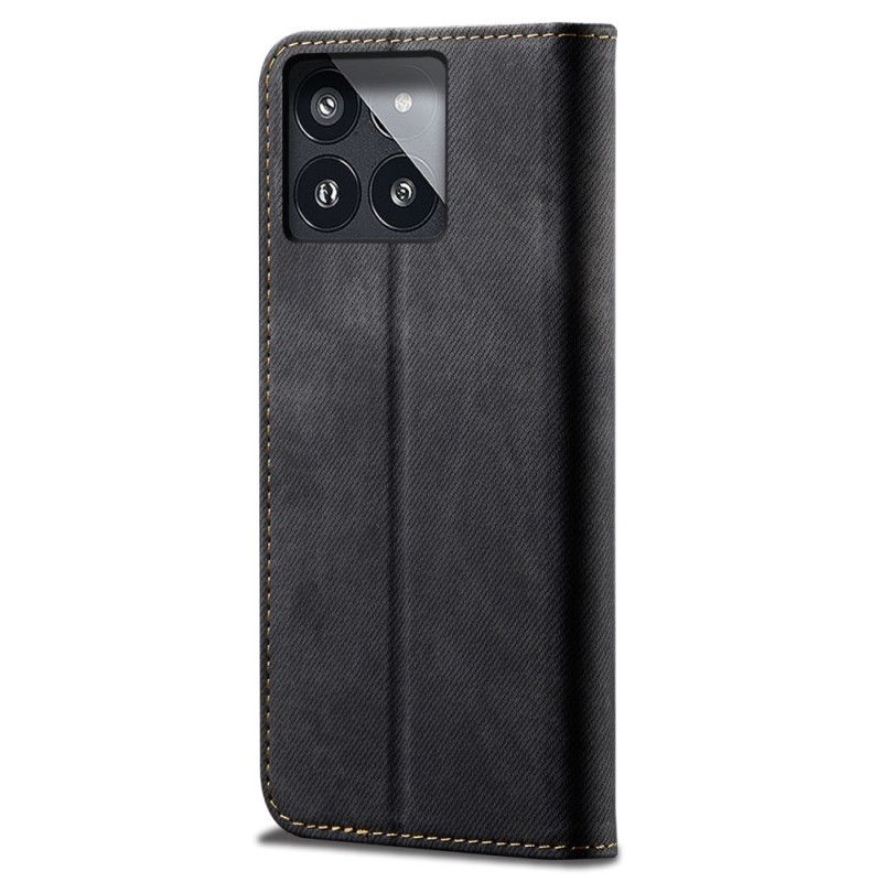 Flip Cover Poco X6 Pro 5G Tissu Jeans