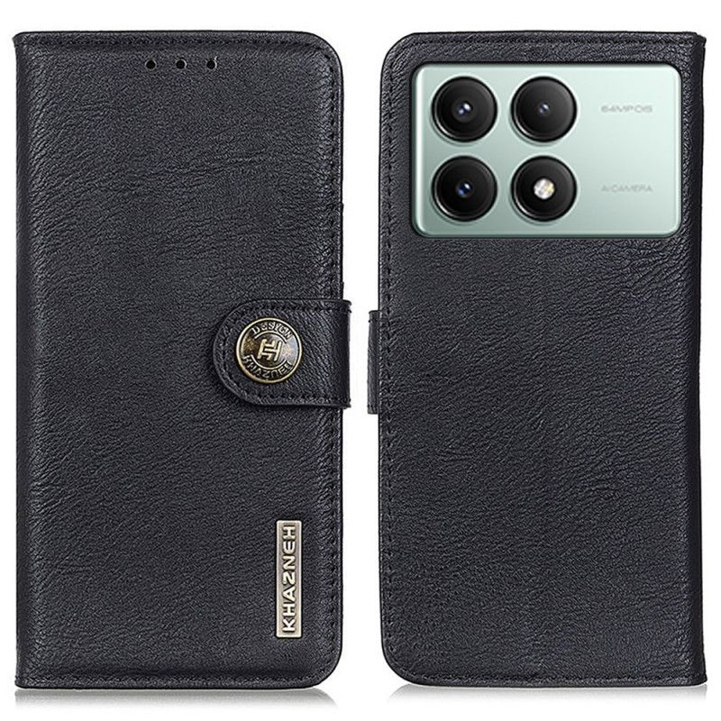 Housse Poco X6 Pro 5G Portefeuille KHAZNEH