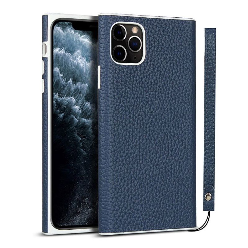Coque iPhone 11 Pro Effet Cuir avec Lanière