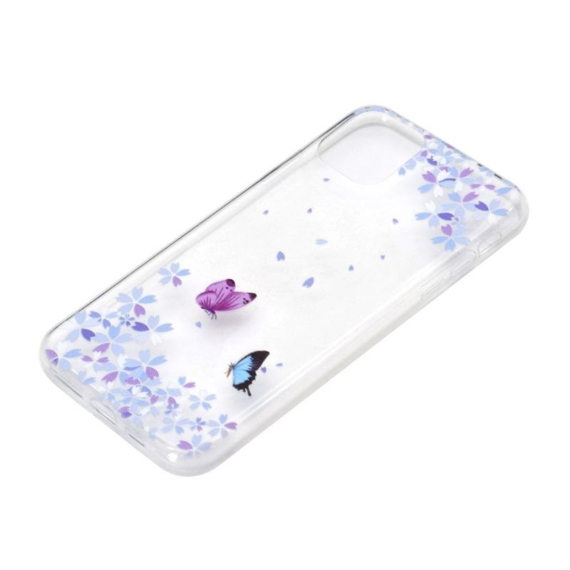 iPhone 11 Pro - Coque Papillons Florets