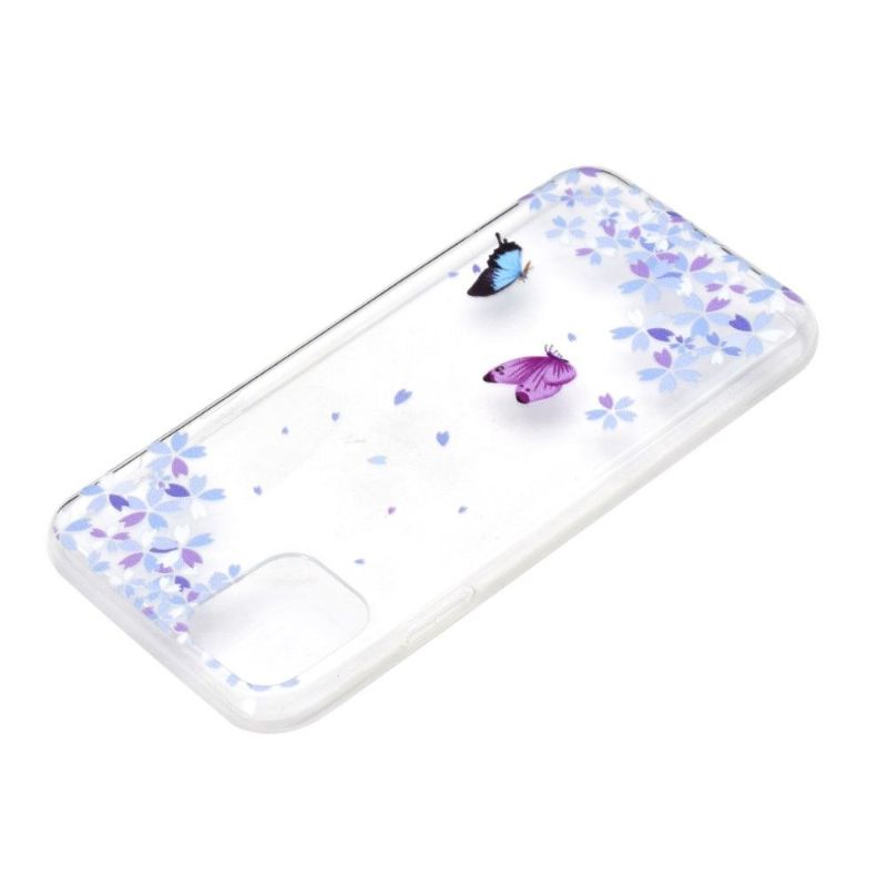 iPhone 11 Pro - Coque Papillons Florets