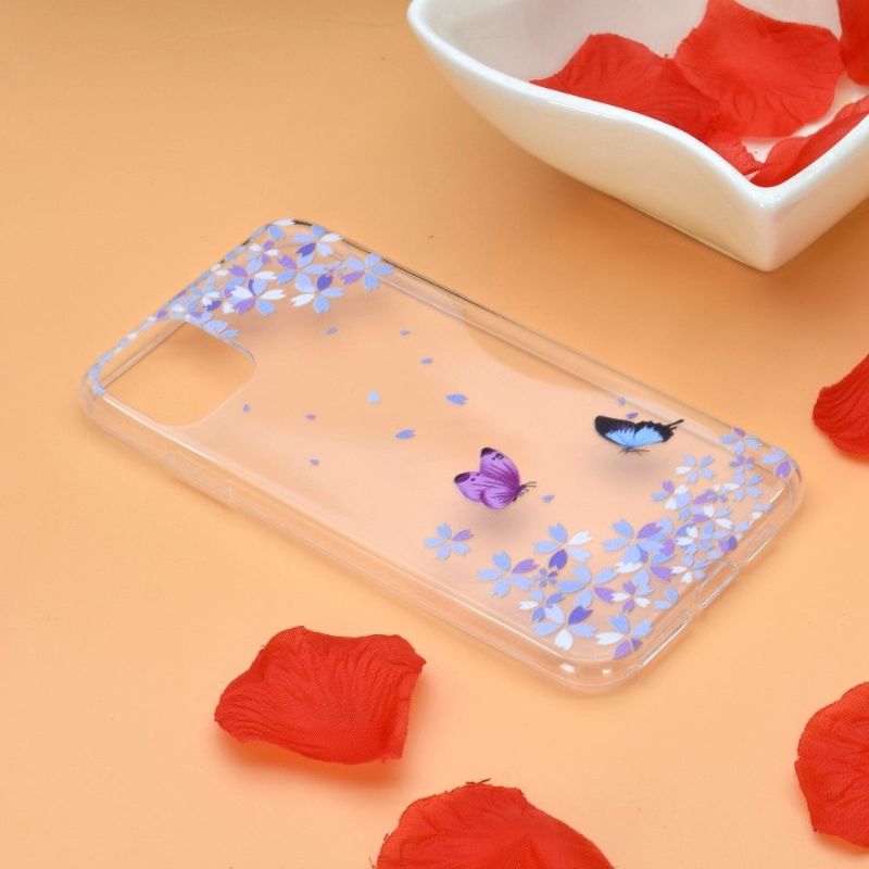 iPhone 11 Pro - Coque Papillons Florets