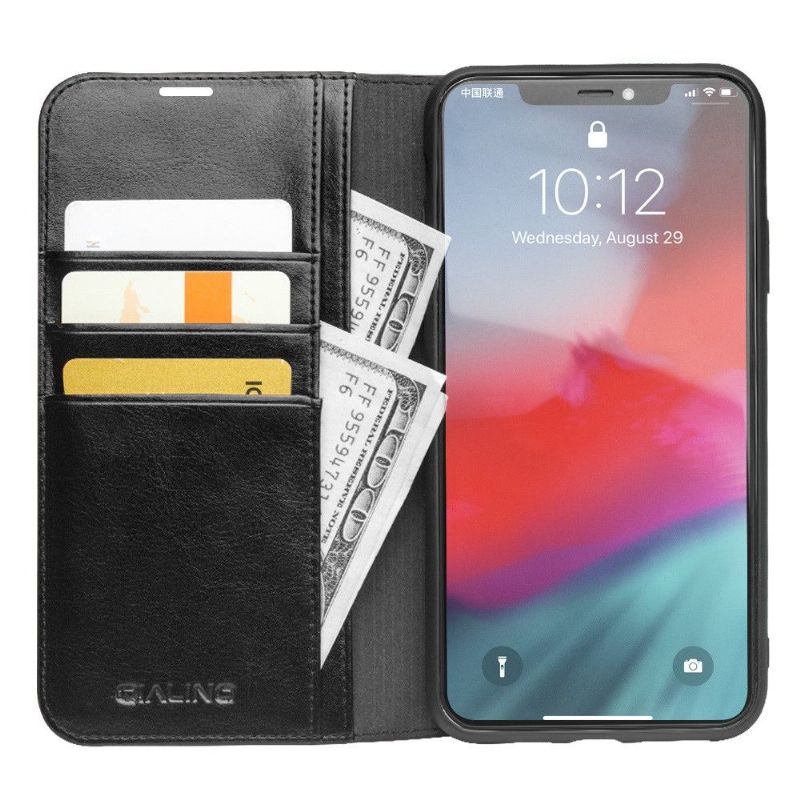 iPhone 11 Pro - Étui fait main en cuir véritable