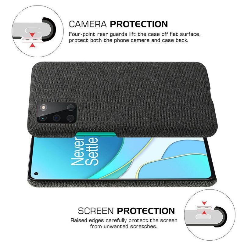 Coque OnePlus 8T revêtement tissu