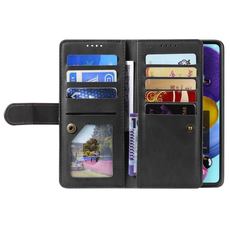 Housse Honor 200 Lite Poche à Fermeture Éclair et 9 Porte-Cartes