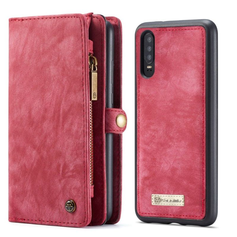 Huawei P30 - Coque et housse porte cartes 2-en-1 - Rouge