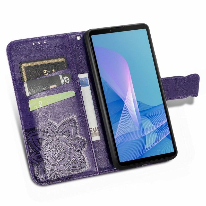 Housse Sony Xperia 10 III Papillon Relief