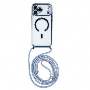 Coque à Cordon iPhone 17 Pro Max MagSafe Transparente
