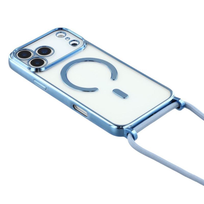 Coque à Cordon iPhone 17 Pro Max MagSafe Transparente