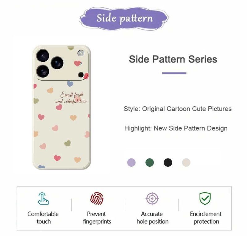 Coque iPhone 17 Pro Max Coeurs