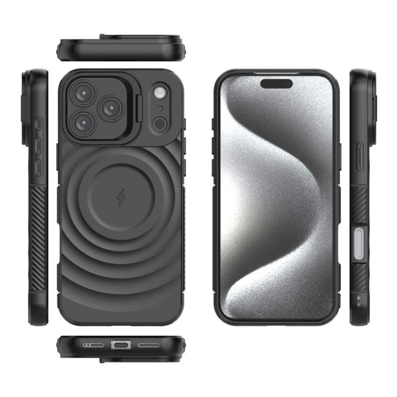 Coque iPhone 17 Pro Max Compatible MagSafe Motif Ondulé