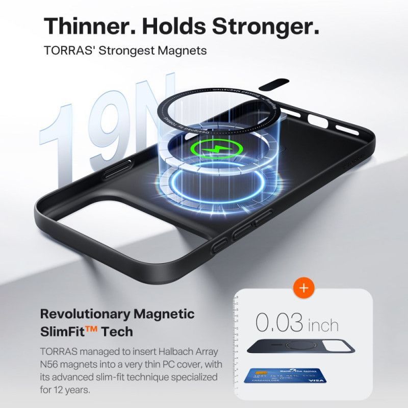 Coque iPhone 17 Pro Max Compatible MagSafe Premium