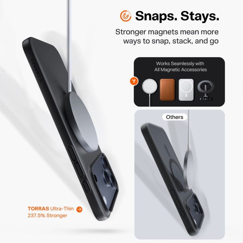 Coque iPhone 17 Pro Max Compatible MagSafe Premium