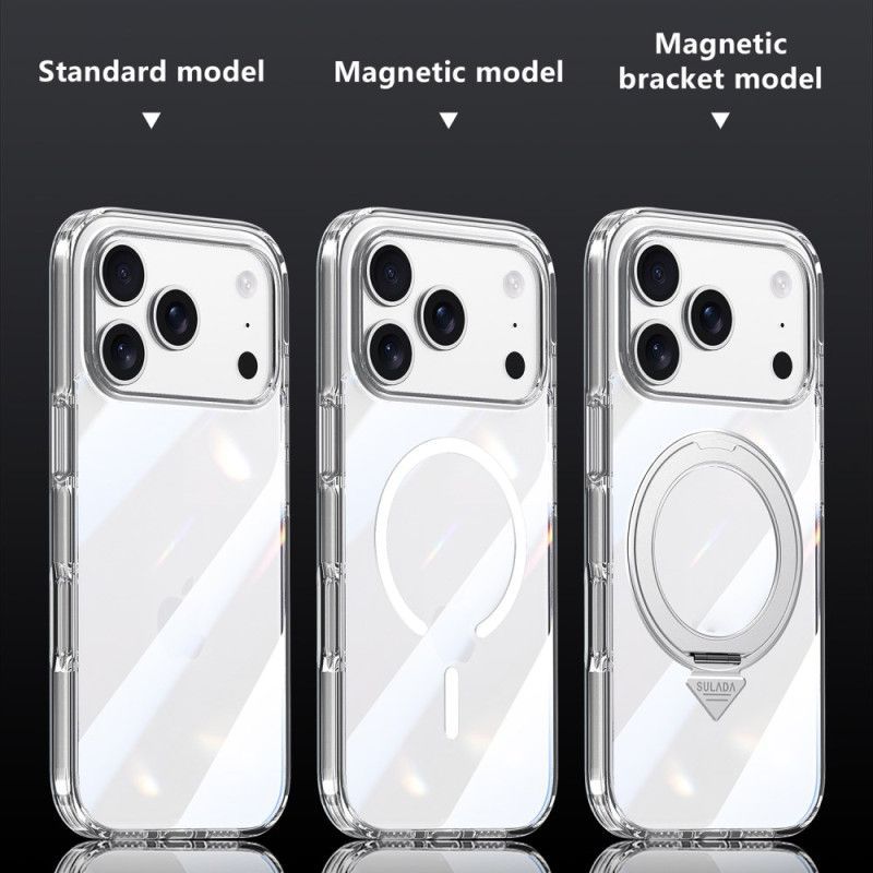 Coque iPhone 17 Pro Max Compatible MagSafe Transparente