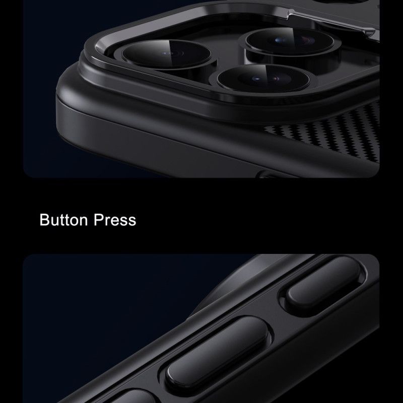 Coque iPhone 17 Pro Max Fibre Carbone IPAKY