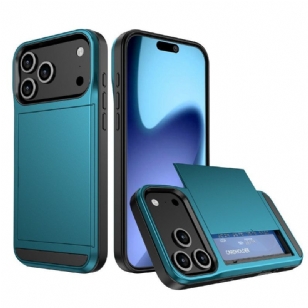 Coque iPhone 17 Pro Max Porte-Cartes Coulissant