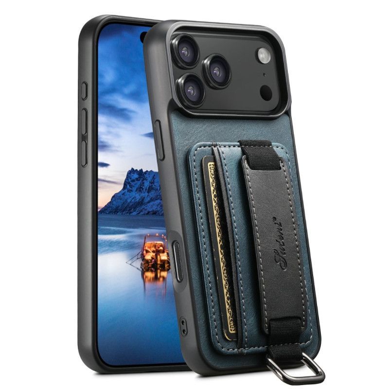 Coque iPhone 17 Pro Max Porte-Cartes et Sangle SUTENI