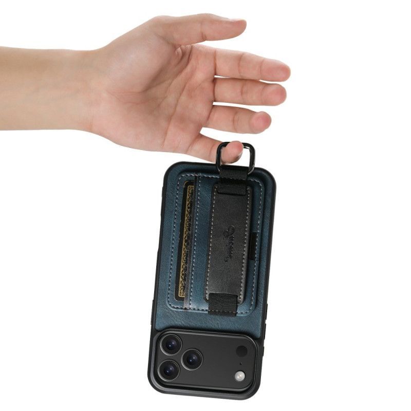 Coque iPhone 17 Pro Max Porte-Cartes et Sangle SUTENI