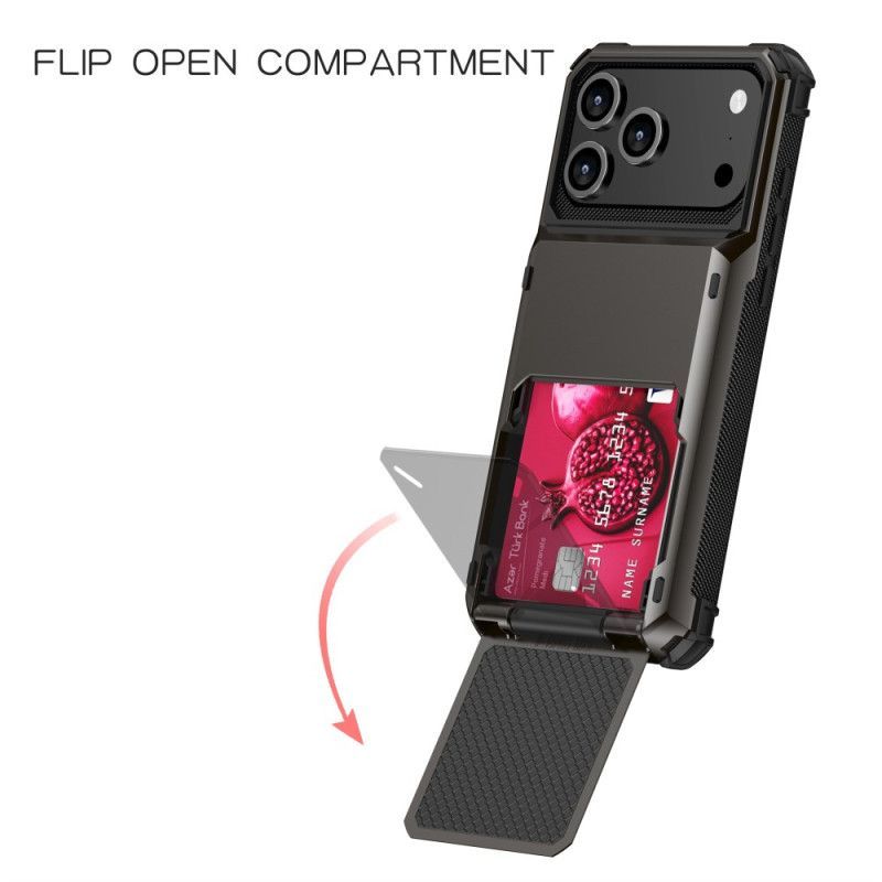 Coque iPhone 17 Pro Max Porte-Cartes Flip