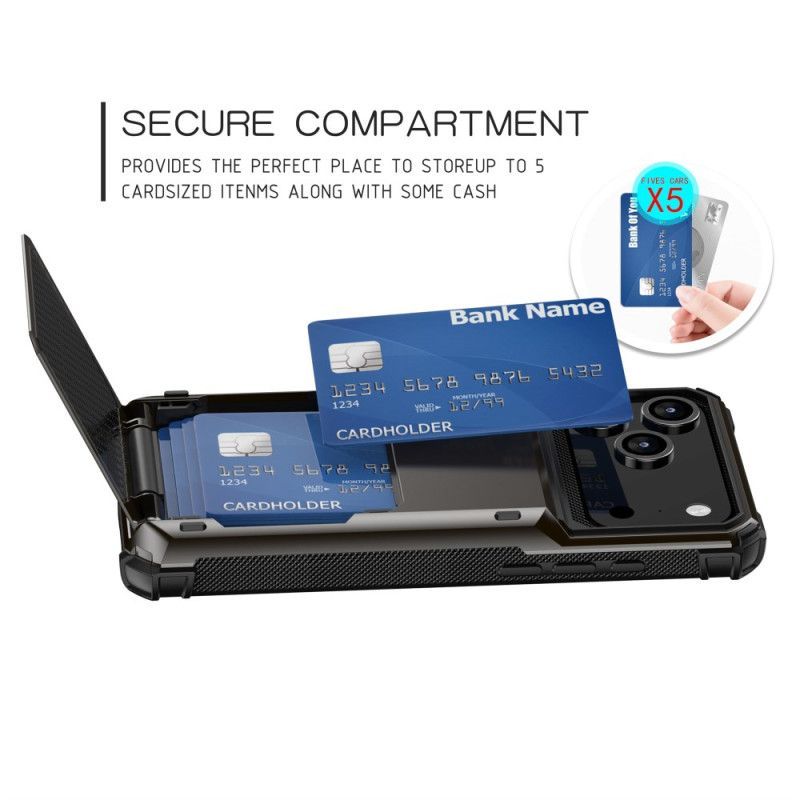 Coque iPhone 17 Pro Max Porte-Cartes Flip