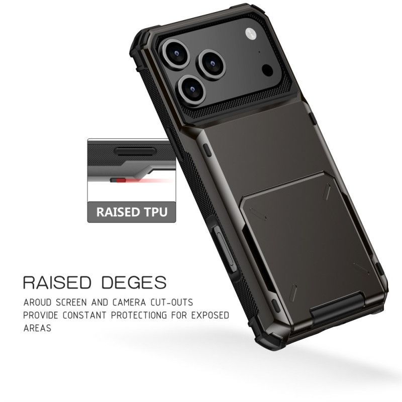 Coque iPhone 17 Pro Max Porte-Cartes Flip