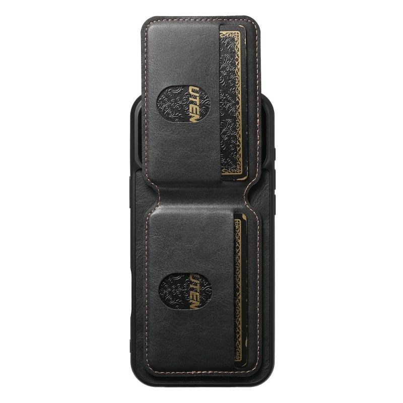 Coque iPhone 17 Pro Max Porte-Cartes Texture Ciré SUTENI