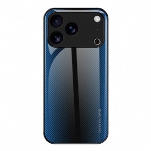 Coque iPhone 17 Pro Max Verre Trempé Fibre Carbone