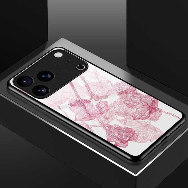 Coque iPhone 17 Pro Max Verre Trempé Floralie Rose