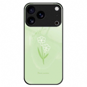 Coque iPhone 17 Pro Max Verre Trempé Flowers