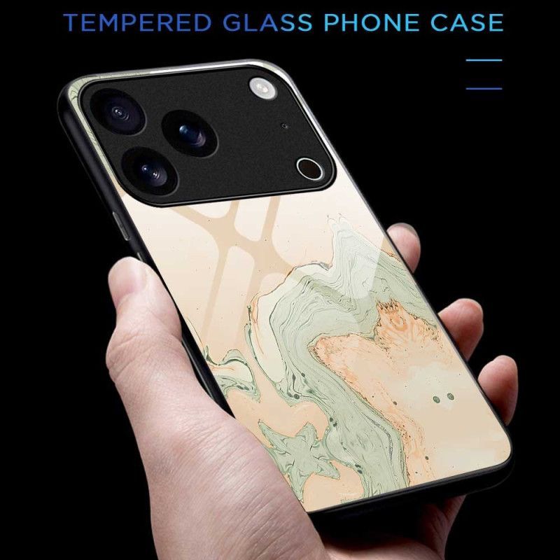 Coque iPhone 17 Pro Max Verre Trempé Motif Peint