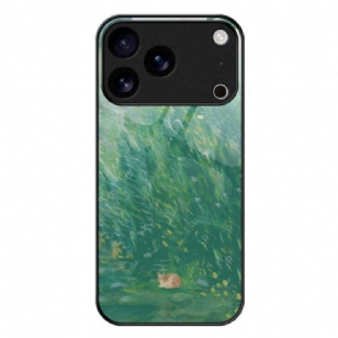 Coque iPhone 17 Pro Max Verre Trempé Peinture Chat