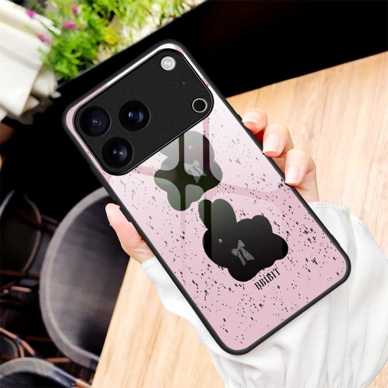 Coque iPhone 17 Pro Max Verre Trempé Rose et Noire