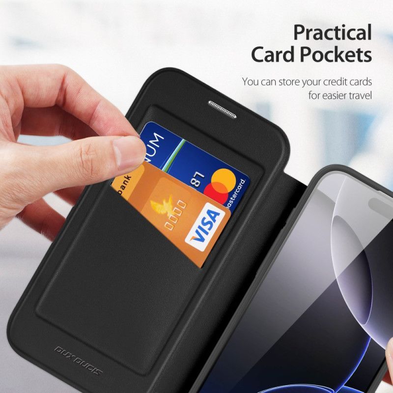 Flip Cover iPhone 17 Pro Max Compatible MagSafe Skin X Pro Series DUX DUCIS