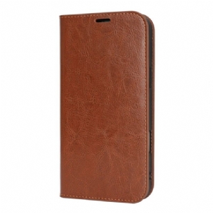 Flip Cover iPhone 17 Pro Max Cuir Véritable