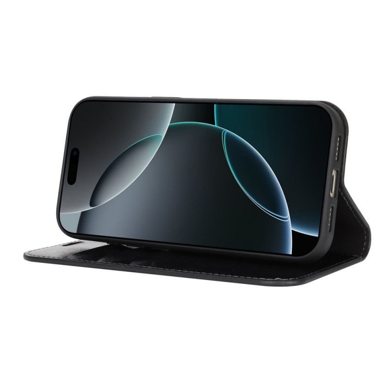 Flip Cover iPhone 17 Pro Max Cuir Véritable