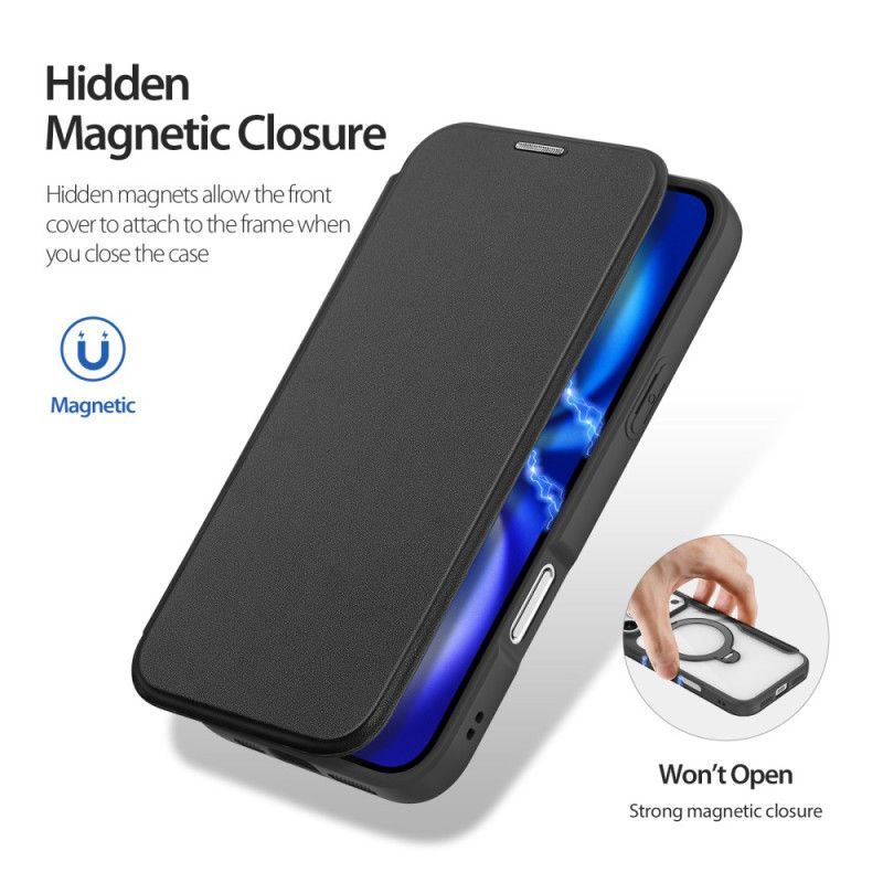 Flip Cover iPhone 17 Pro Max Magsafe avec Support Skin X Pro Series DUX DUCIS