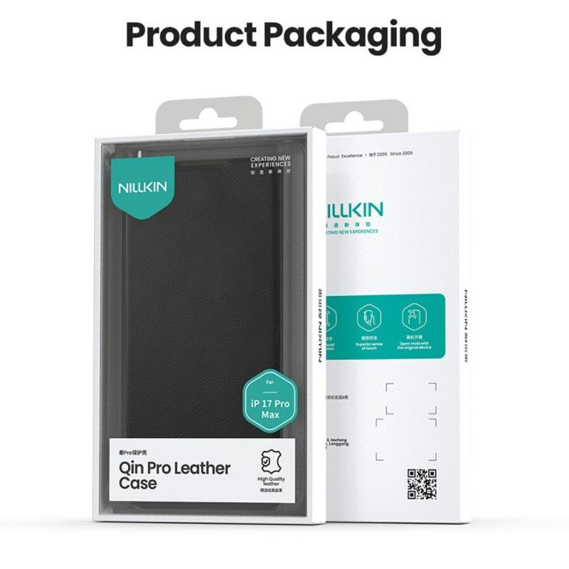 Flip Cover iPhone 17 Pro Max Qin Pro Series NILLKIN