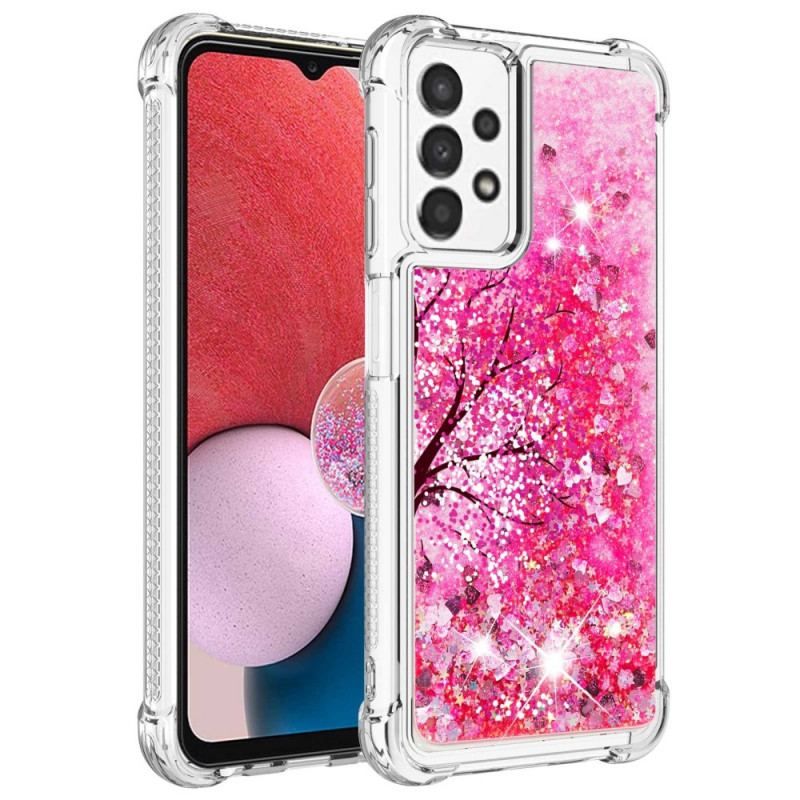 Coque Samsung Galaxy A13 Arbre Paillettes