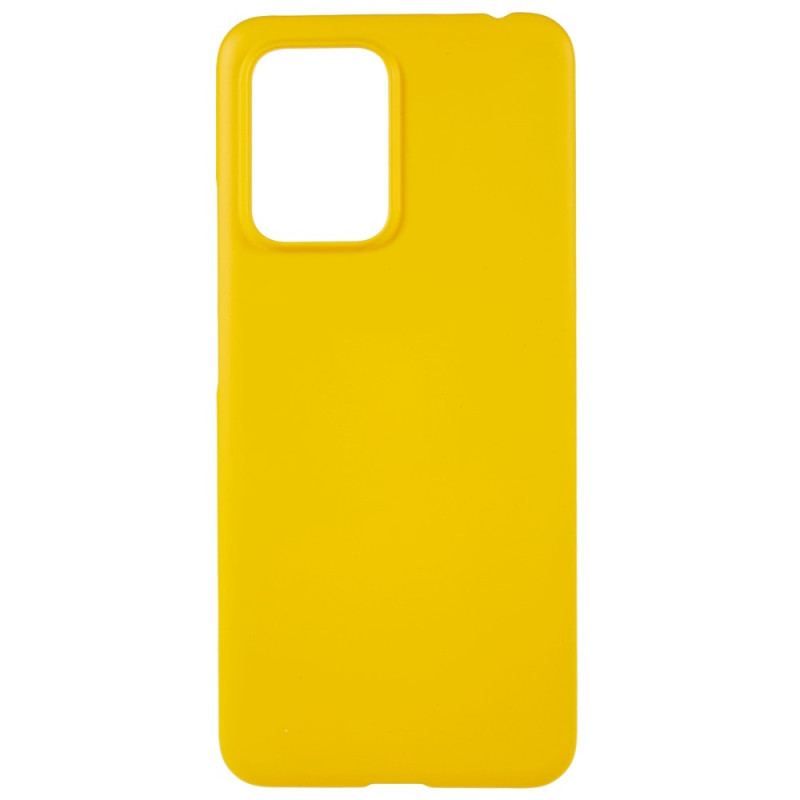Coque Poco X4 GT Plastique Rigide Effet Caoutchouc