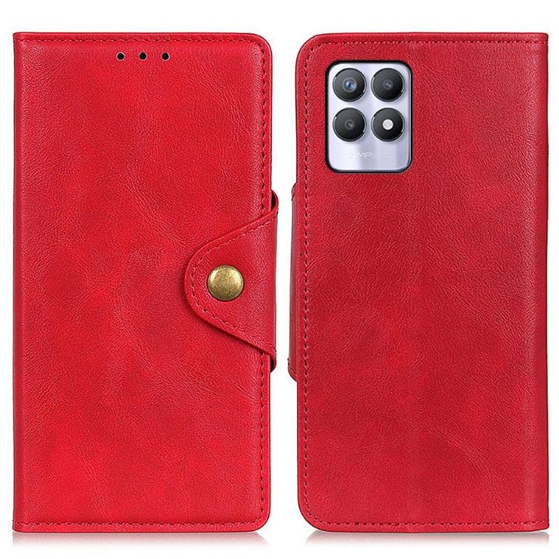 Housse Realme 8i Full Protect Simili Cuir Mat