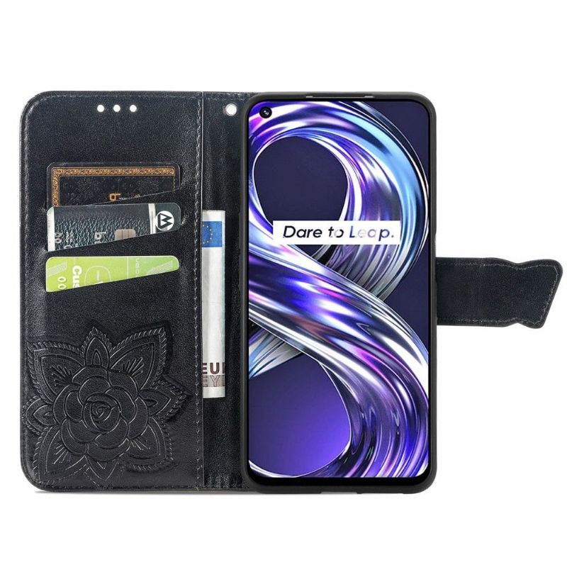 Housse Realme 8i Papillon Relief