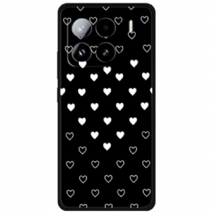 Coque Xiaomi 15 Pro Cœurs Blancs