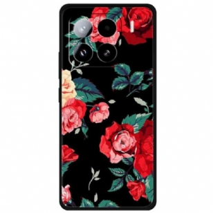 Coque Xiaomi 15 Pro Florale Rouge
