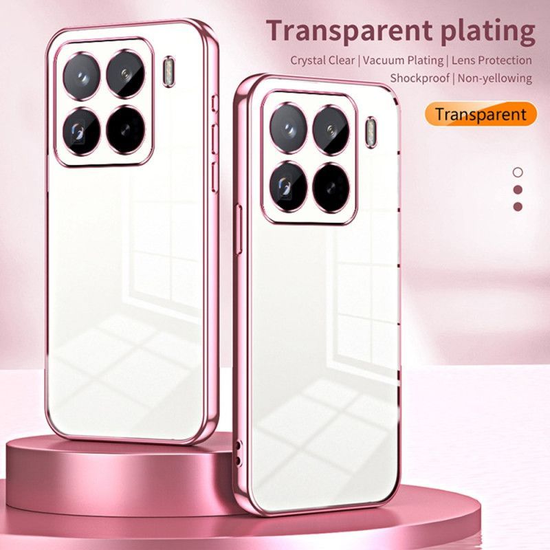 Coque pour Xiaomi 15 Pro Rebord Effet Métal