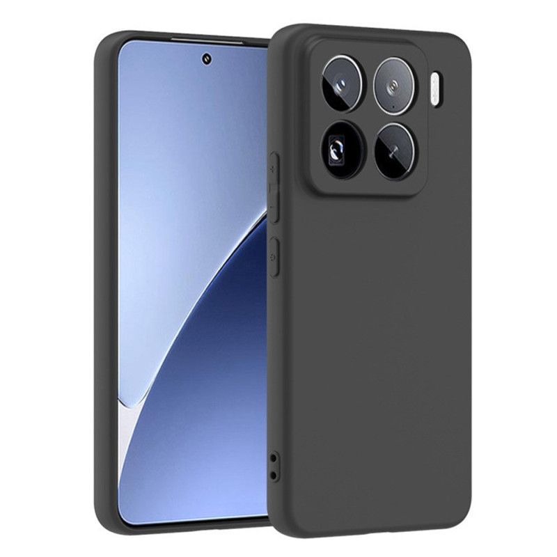 Coque Xiaomi 15 Pro Silicone Mat avec Protecteur Écran en verre Trempé
