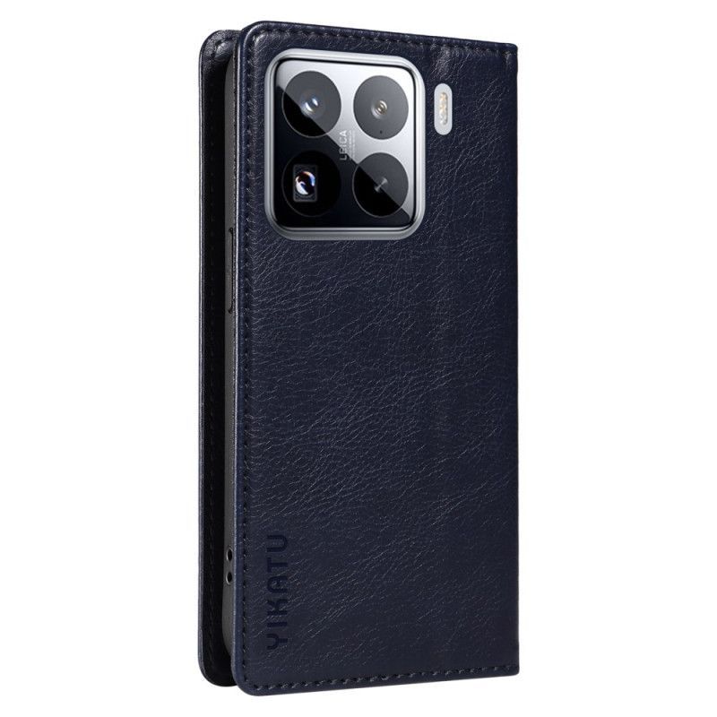 Flip Cover Xiaomi 15 Pro Effet Cuir YIKATU