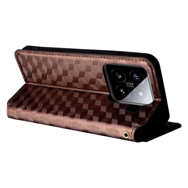 Flip Cover Xiaomi 15 Pro Motif 3D