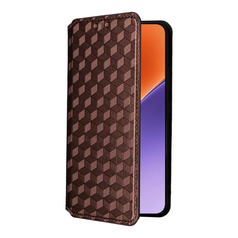 Flip Cover Xiaomi 15 Pro Motif 3D