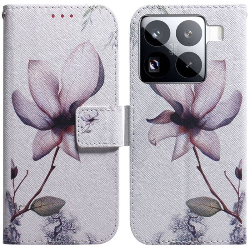 Housse Xiaomi 15 Pro Fleur Rose
