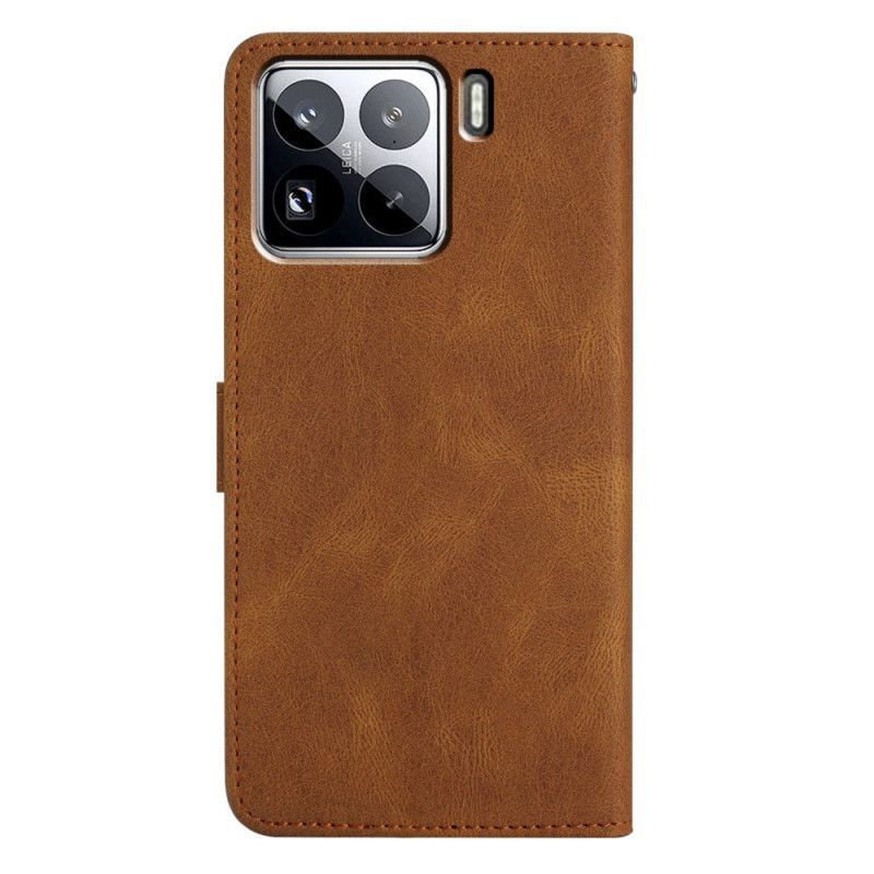 Housse Xiaomi 15 Pro Lignes et Tirés à Lanière